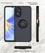 TPU чохол накладка Matte Ring Magnit для OPPO A58 4G чорний 094861 фото 4