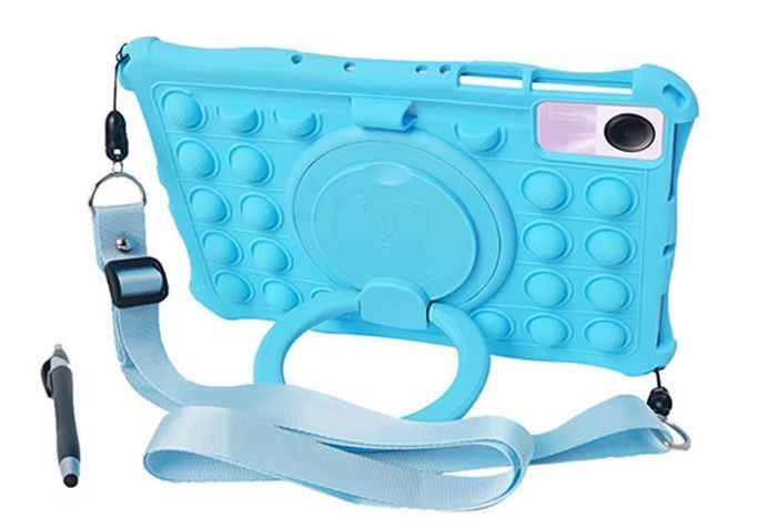 Чехол Pop it case на планшет Xiaomi&nbsp;Redmi Pad SE (11") / colorful dark blue 098400 фото