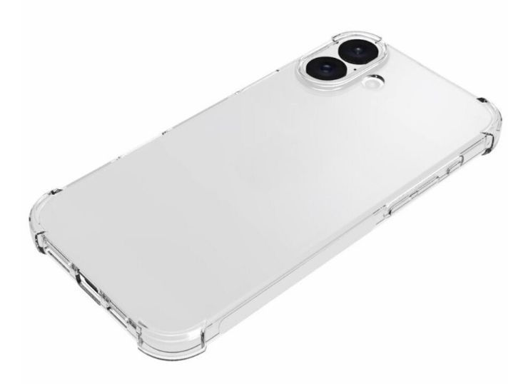 Протиударний силіконовий чохол WXD для iPhone 16 Plus / прозорий 200685 фото