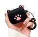 Силіконовий чохол із карабіном для AirPods 4/Paw 098513 фото 5