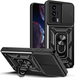 PC + TPU чохол Camshield armor для Poco F5 Pro / чорний 089361 фото 1