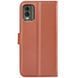Чехол книжка Lichee для Nokia C32 коричневый 89914 фото 5