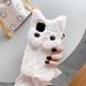 Чохол пухнастий Fluffy Cat на iPhone 12 / білий 098143 фото 1
