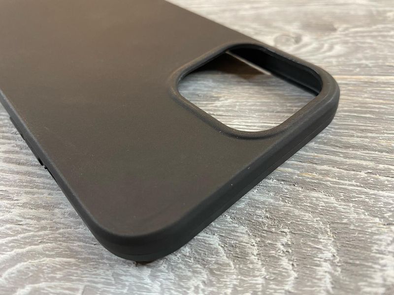 Чехол матовый черный на Apple iPhone 12 Pro Max 083658 фото