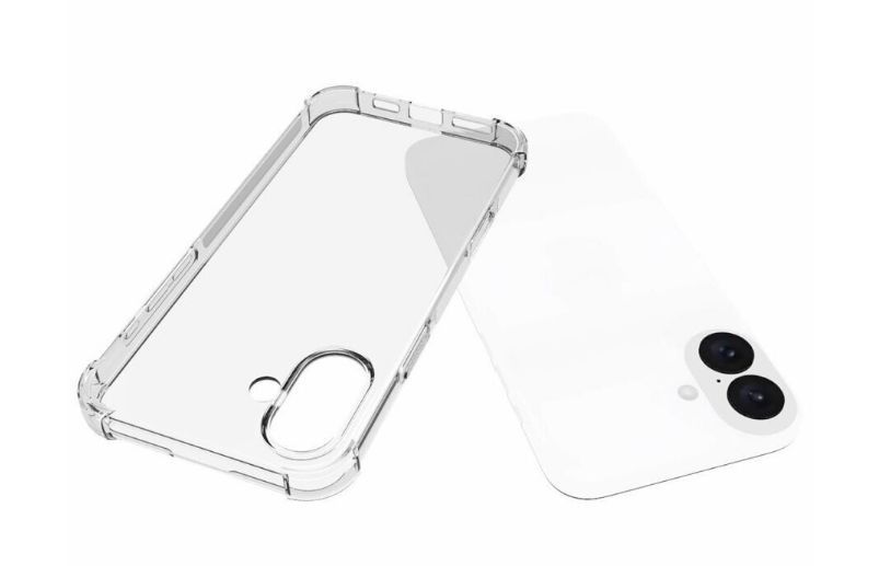 Протиударний силіконовий чохол WXD для iPhone 16 Plus / прозорий 200685 фото