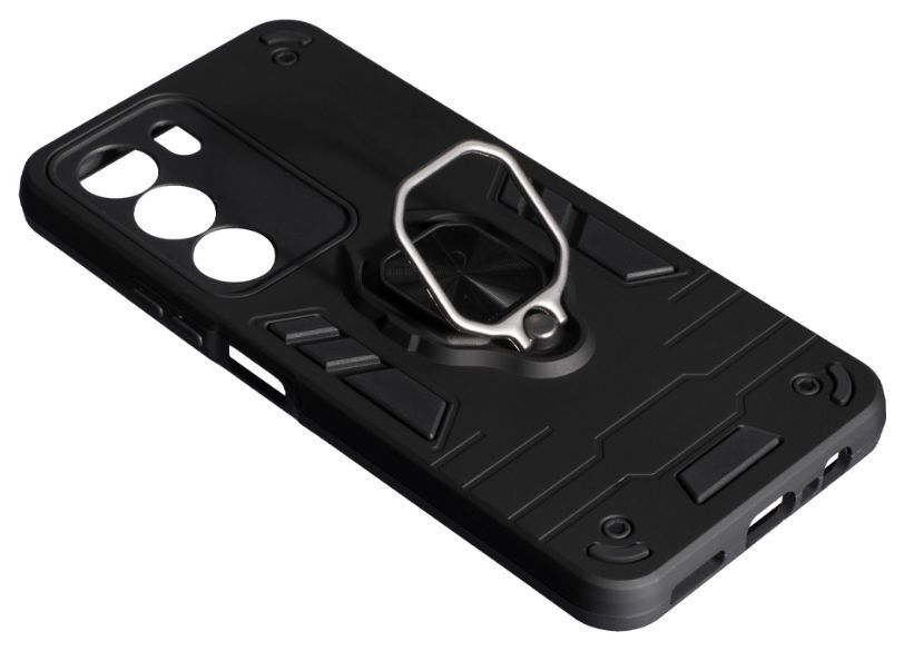 PC + TPU чехол New Transformer для Realme C71 (RMX5303) / черный 204150 фото