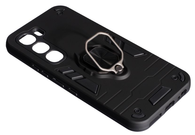 PC + TPU чохол New Transformer для Infinix Hot 60 Pro (X6885) / чорний 204155 фото