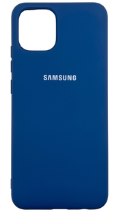 Чохол Soft touch для Samsung Galaxy A03 / синій 085086 фото