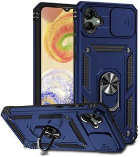PC + TPU чохол Camshield armor для Samsung Galaxy A04E / синій 087441 фото