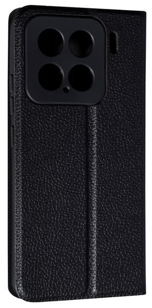 Шкіряний чохол книжка Fibra case на Xiaomi 15 / чорний 201910 фото