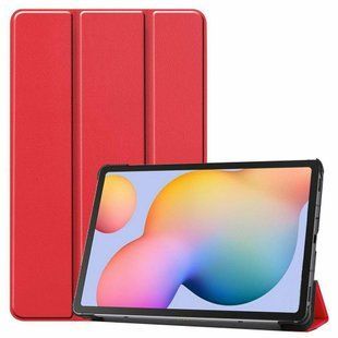 Чехол книжка Crazy Horse для Samsung Galaxy Tab S6 Lite (10.4") / красный 098576 фото