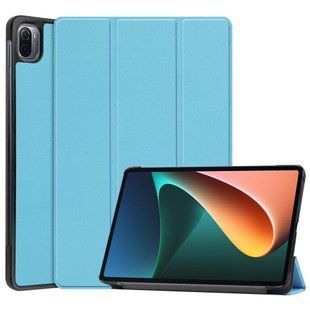 Чехол книжка Crazy Horse для Xiaomi Pad 5 / Xiaomi Pad 5 Pro (11") / голубой 093998 фото
