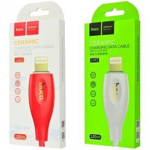 Hoco U43 Ceramic Lightning Cable (1.2m) (2 цвета) 16668 фото