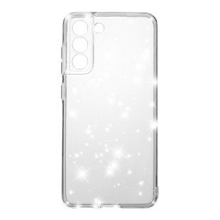 Чохол силіконовий Clear Shine для Samsung Galaxy S21 FE (на самсунг із21 фе) з блискітками 086042 фото