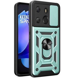PC + TPU чохол Camshield Armor для Tecno Spark Go 2023 / зелений 097066 фото