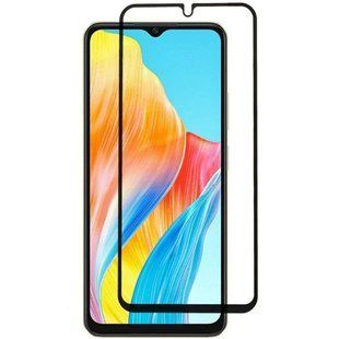 Захисне скло для OPPO A38 / чорний 094979 фото