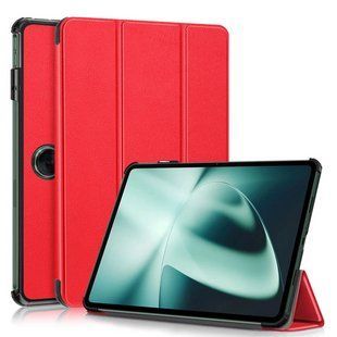 Шкіряний чохол книжка Crazy Horse для OPPO Pad Neo (11.4")/червоний 099406 фото