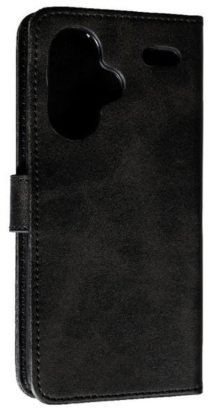 Шкіряний чохол книжка Business Book на Xiaomi Redmi Note 13 Pro Plus (5G) / чорний 095960 фото