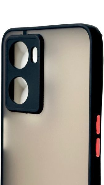 TPU чохол накладка Matte Color Case для OPPO A57S чорний 092672 фото