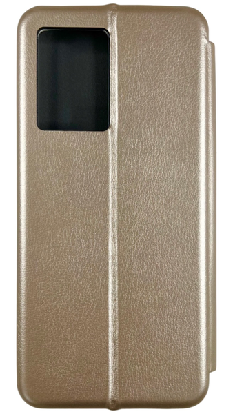 Чехол книжка Elegant book на OPPO A57S / золотистый 088144 фото