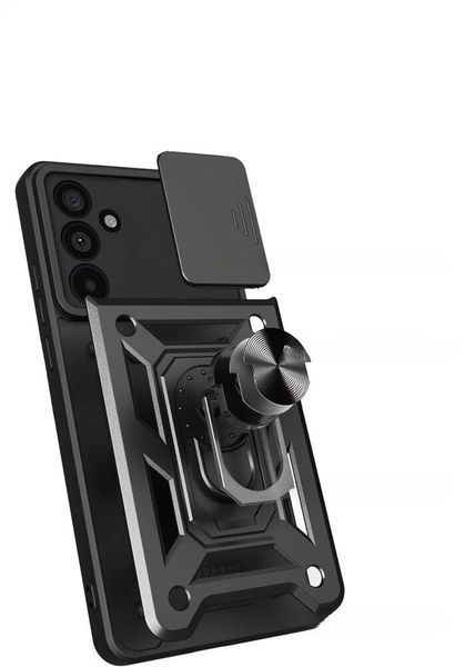 PC + TPU чохол Camshield для Samsung Galaxy M55 (5G) / сріблястий 097053 фото