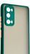 TPU чохол накладка Matte Color Case для Samsung Galaxy S20 FE темно-зелений 092222 фото 2