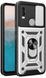 PC + TPU чехол Camshield armor для Nokia C21 Plus / серебристый 90610 фото 1