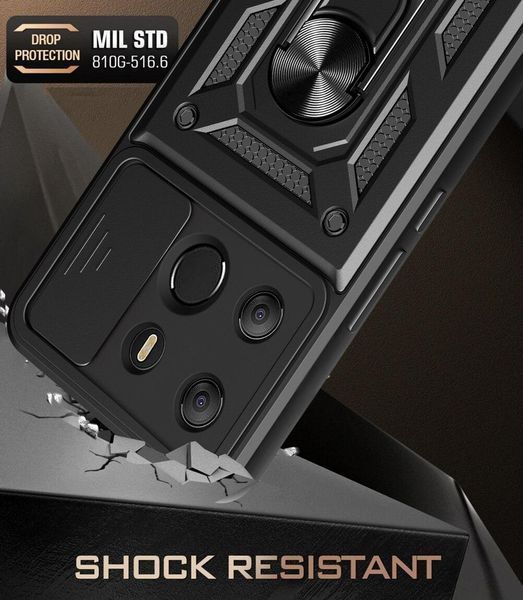 PC + TPU чохол Camshield Armor для Tecno Spark Go 2023 / зелений 097066 фото