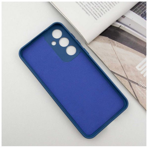 Чехол накладка TPU Liquid Silk для Samsung Galaxy S24 FE / navy blue 201174 фото