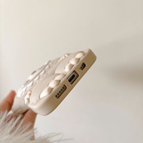 Гумовий 3D-чохол Labubu Toy для iPhone 15 Pro Max/рожевий 099548 фото