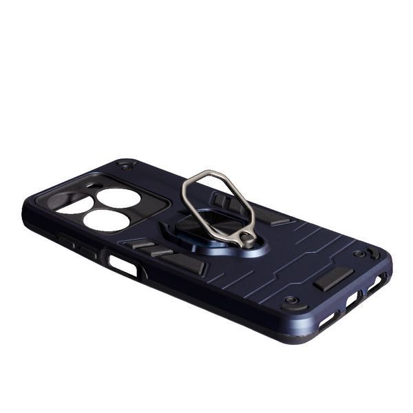 PC + TPU чехол New Transformer для Infinix Hot 40i синий 096875 фото