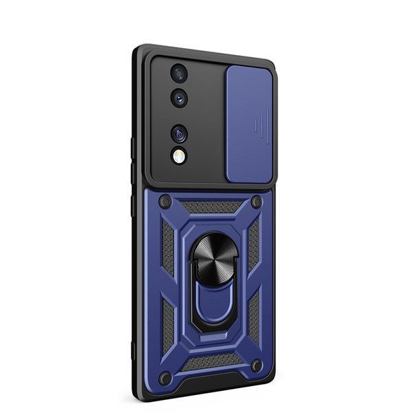 PC + TPU чехол Camshield armor для Honor 70 / синий 89463 фото