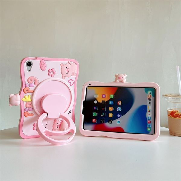 Чехол Happy Case на планшет iPad 10.9" (2022) / Pink Pig 099421 фото
