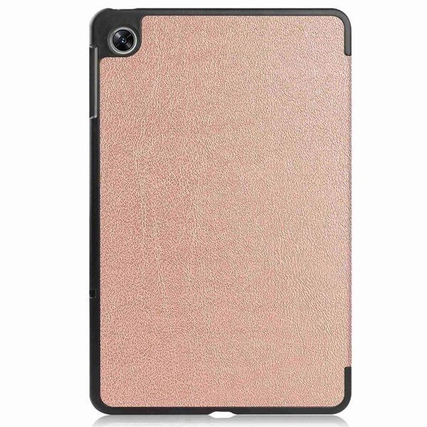 Кожаный чехол книжка Crazy Horse для Oppo Pad Air rose gold 092022 фото
