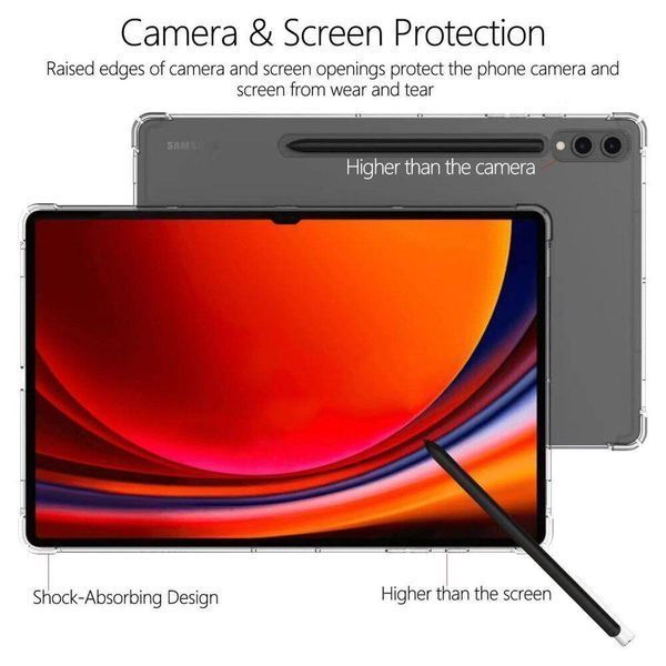 Протиударний чохол WXD на планшет Samsung Galaxy Tab S9 Ultra (14.6") / прозорий 093675 фото