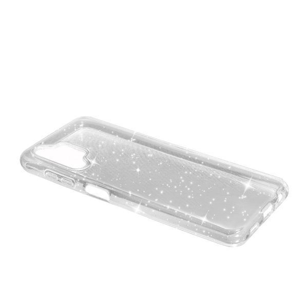Чохол силіконовий Clear Shine для Samsung Galaxy A04S (на самсунг а04с) з блискітками 087189 фото