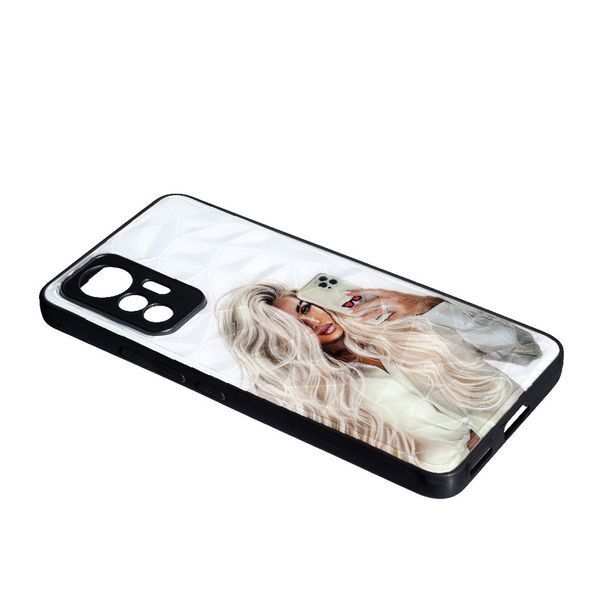 TPU чехол Prisma Ladies для Xiaomi 12 Lite Girl with Phone 092322 фото