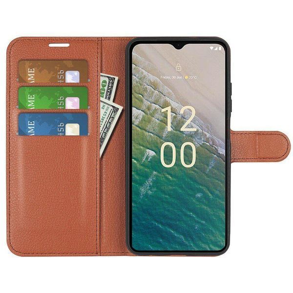 Чехол книжка Lichee для Nokia C32 белый 89915 фото