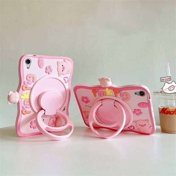 Чехол Happy Case на планшет iPad 10.9" (2022) / Pink Pig 099421 фото