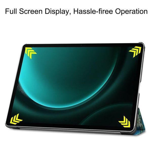 Чохол книжка Crazy Horse для Samsung Galaxy Tab S9 FE Plus (12,4") / graffity 093525 фото