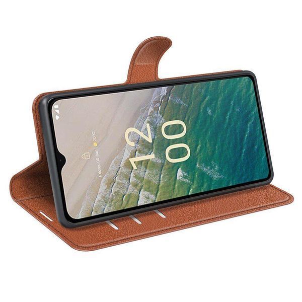 Чехол книжка Lichee для Nokia C32 белый 89915 фото