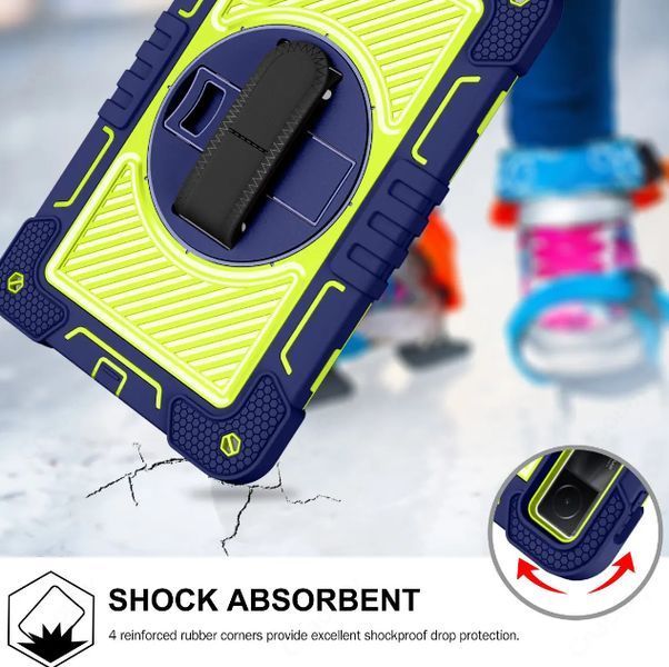 Чохол Carbon Armor Cover Tablet на планшет Xiaomi Redmi Pad SE (11") / (синій + зелений) 093767 фото