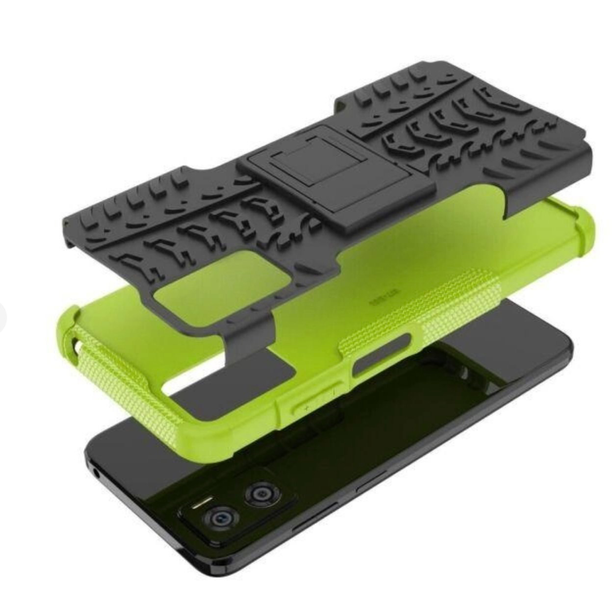 PC + TPU чехол Armor на Motorola E22 зеленый 91365 фото