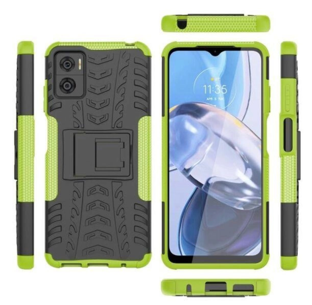 PC + TPU чехол Armor на Motorola E22 зеленый 91365 фото