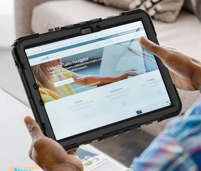 PC + TPU чохол Armor Cover Tablet на планшет Samsung Galaxy Tab S10 FE Plus (13.1") / чорний 099533 фото