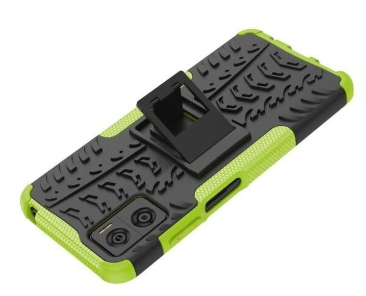PC + TPU чехол Armor на Motorola E22 зеленый 91365 фото