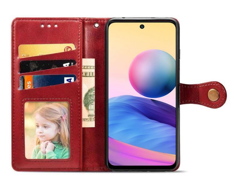 Шкіряний чохол книжка Galant Book для Motorola G15 / червоний 204309 фото