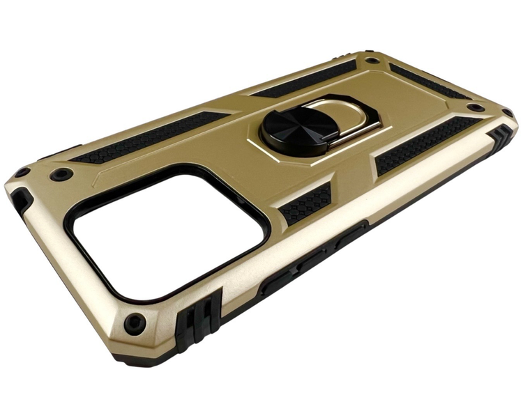 PC + TPU чохол New Armor на Xiaomi Poco C40 (на поко цей40) золотистий 086092 фото