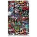 Кожаный чехол книжка Crazy Horse для Lenovo Tab M8 4th Gen graffiti 093868 фото 2