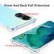 Чехол WXD силиконовый противоударный для Oppo A58 (4G) / прозрачный 091165 фото 3